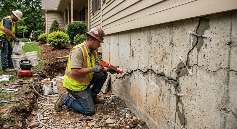 Cracked Foundation Repair in Dover, FL