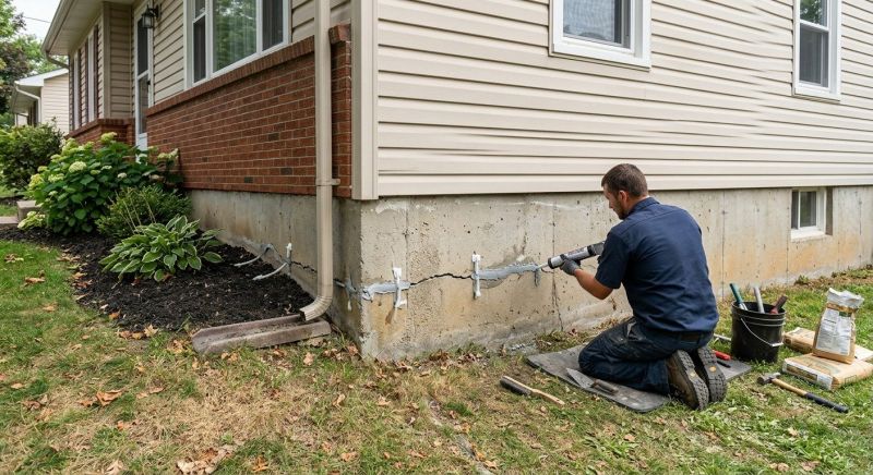 Cracked Foundation Repair in Polk County, FL