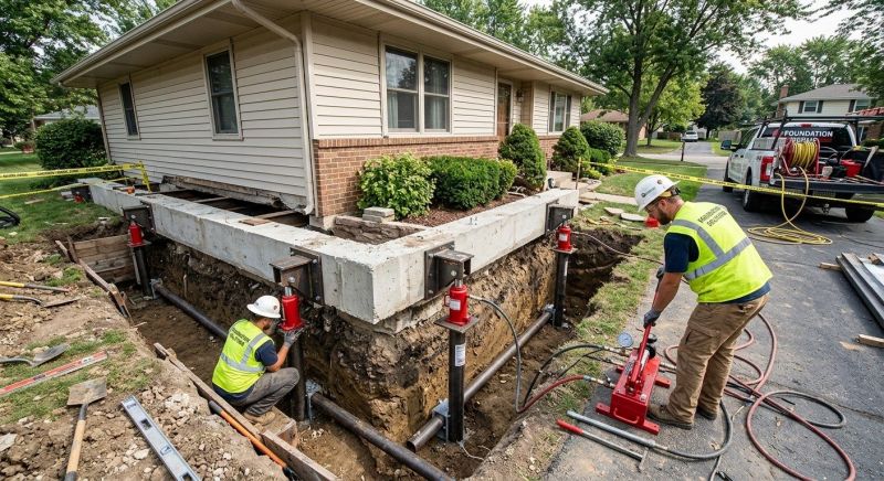 Foundation Jacking in Hillsborough County, FL