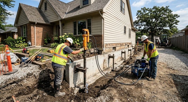 Foundation Stabilizing in Dover, FL