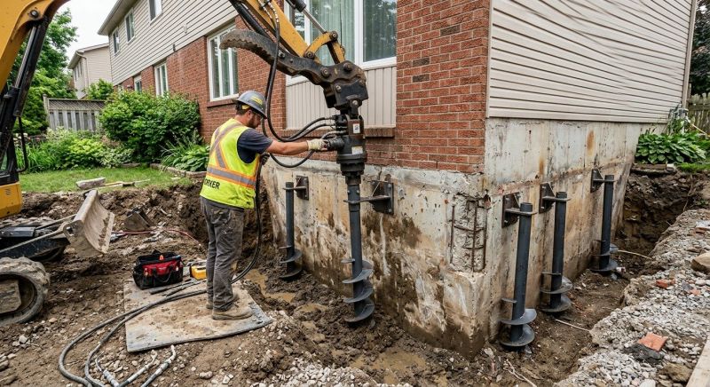 Helical Piers Installation in Polk County, FL