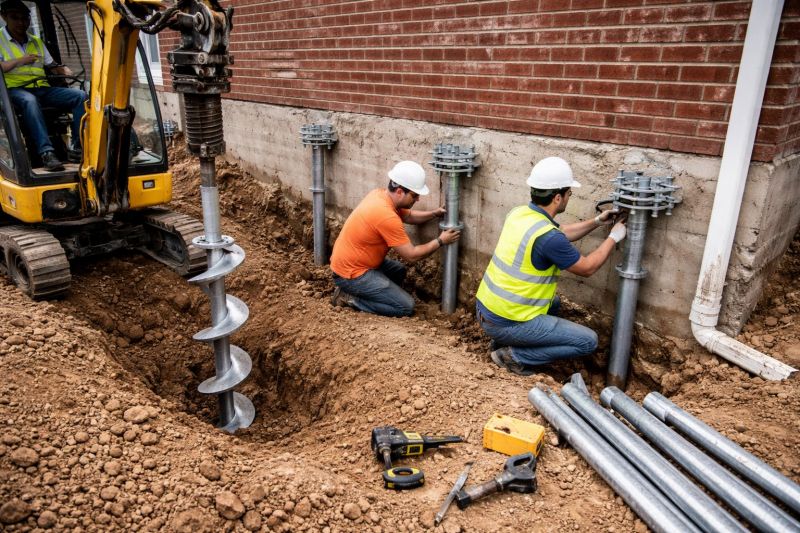 Helical Piers Installation in Polk County, FL