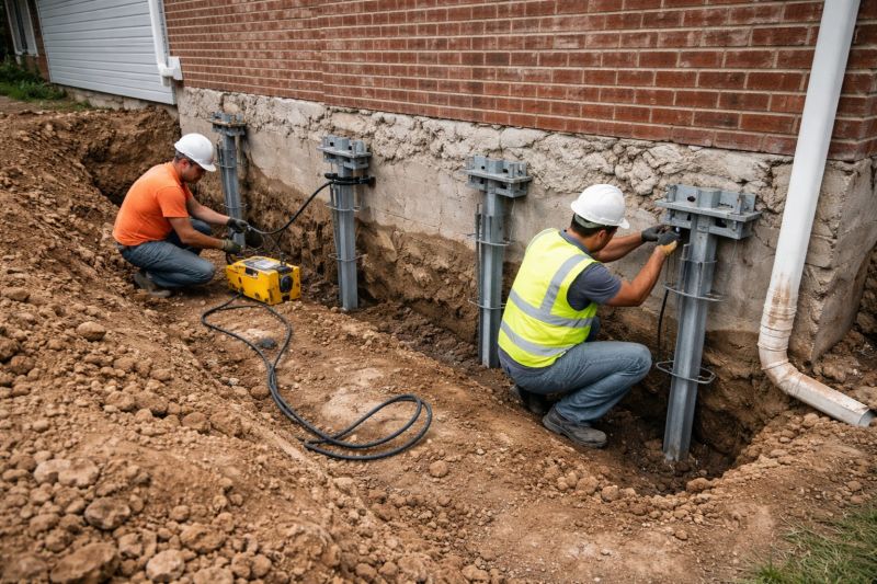 Helical Piers Installation in Polk County, FL