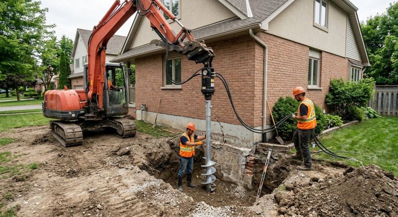 Helical Pile Installation in Polk County, FL