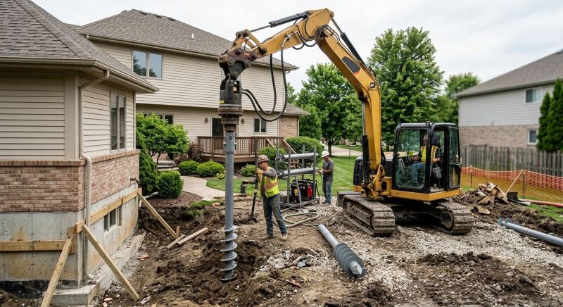 Helical Pile Installation in Polk County, FL