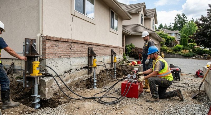 Sinking Foundation Lifting in Polk County, FL