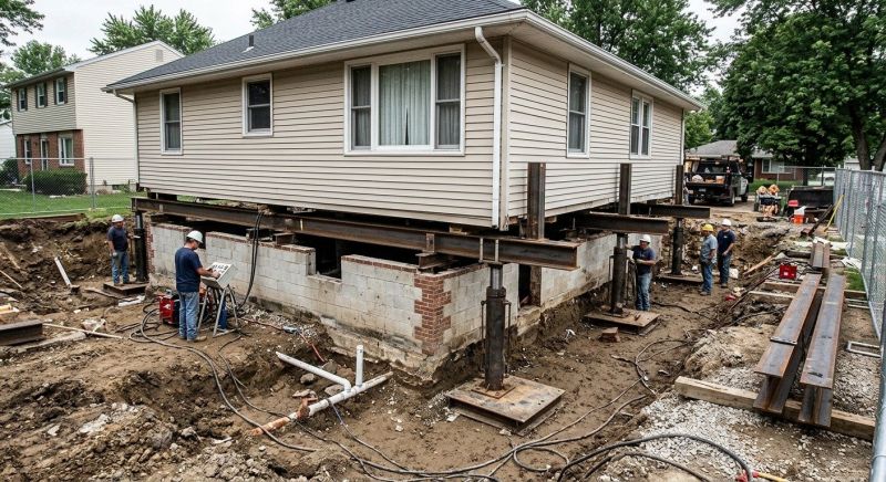 Sinking Foundation Lifting in Polk County, FL