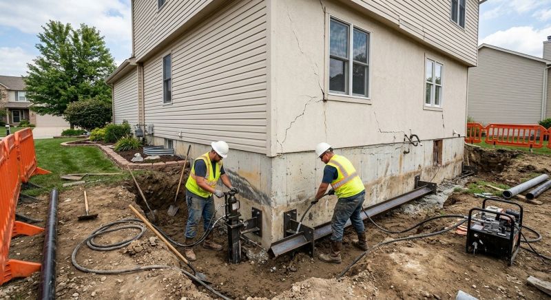 Sinking Foundation Repair in Hillsborough County, FL