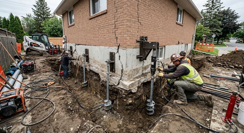 Sinking Foundation Repair in Polk County, FL